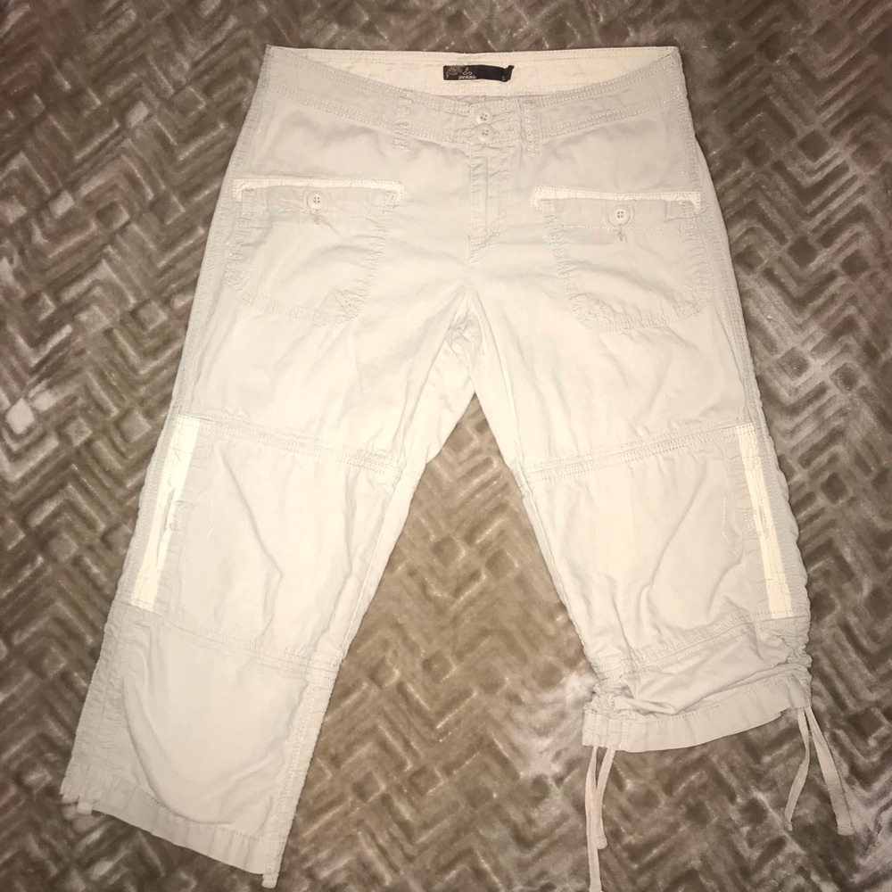 Prana Khaki Capris Size 6